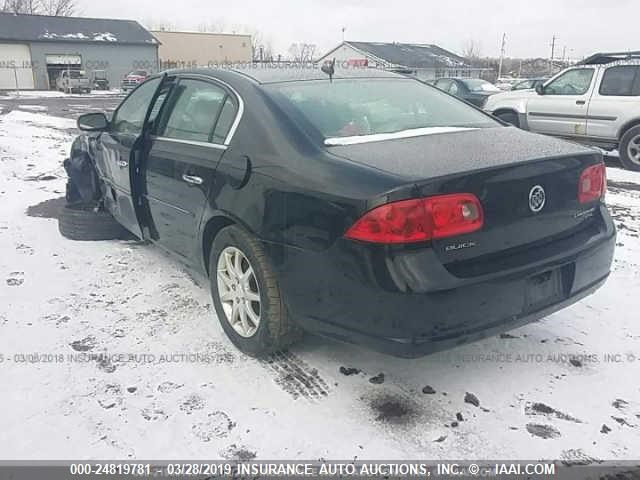 1G4HD57248U125210 - 2008 BUICK LUCERNE CXL BLACK photo 3