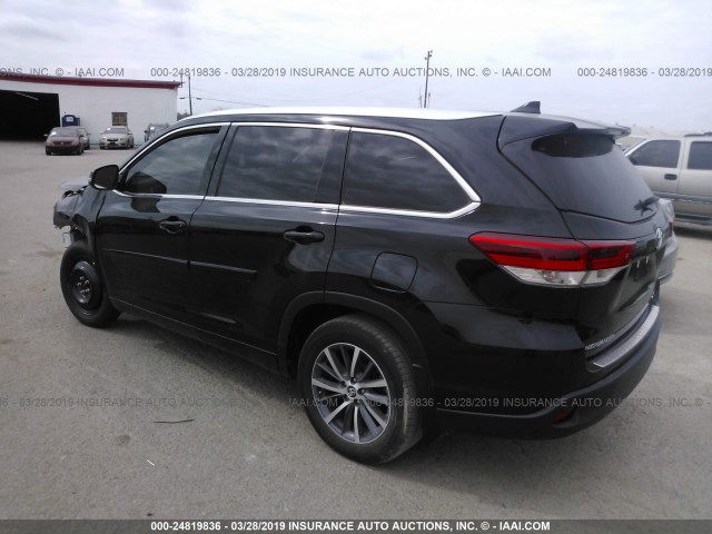 5TDJZRFH7HS471762 - 2017 TOYOTA HIGHLANDER SE/XLE BLACK photo 3