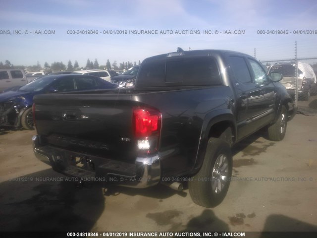 3TMAZ5CN1KM088488 - 2019 TOYOTA TACOMA BLACK photo 4