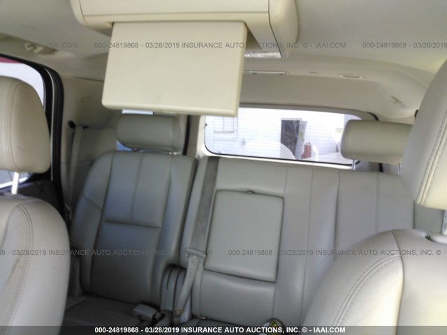 1GNUKDDJ0AR264667 - 2010 CHEVROLET TAHOE HYBRID WHITE photo 8