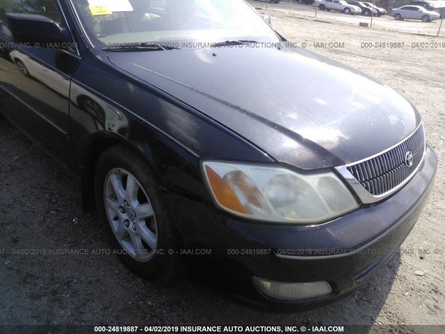 4T1BF28B52U197909 - 2002 TOYOTA AVALON XL/XLS BLACK photo 6