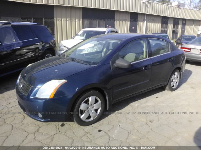 3N1AB61EX8L699277 - 2008 NISSAN SENTRA 2.0/2.0S/2.0SL BLUE photo 2