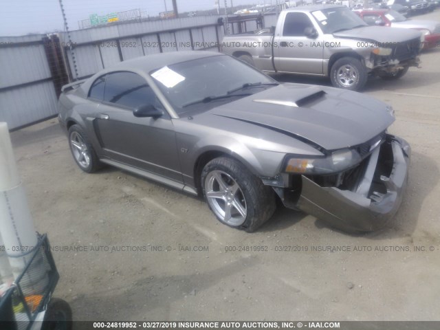 1FAFP42XX1F181961 - 2001 FORD MUSTANG GT GRAY photo 1