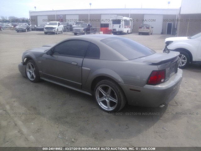 1FAFP42XX1F181961 - 2001 FORD MUSTANG GT GRAY photo 3