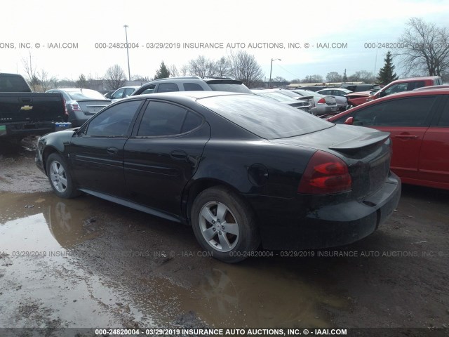 2G2WP552481135340 - 2008 PONTIAC GRAND PRIX BLACK photo 3