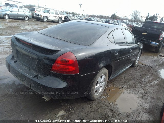 2G2WP552481135340 - 2008 PONTIAC GRAND PRIX BLACK photo 4