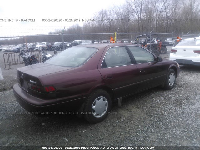4T1BG22K9XU510893 - 1999 TOYOTA CAMRY CE/LE/XLE 栗色 照片 4
