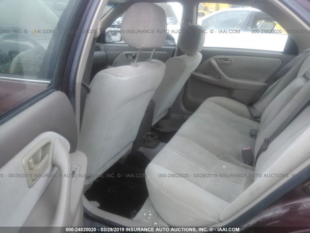 4T1BG22K9XU510893 - 1999 TOYOTA CAMRY CE/LE/XLE 栗色 照片 8