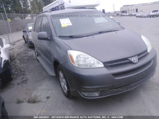 5TDZA22C04S045384 - 2004 TOYOTA SIENNA XLE/XLE LIMITED GRAY photo 1