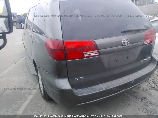 5TDZA22C04S045384 - 2004 TOYOTA SIENNA XLE/XLE LIMITED GRAY photo 3