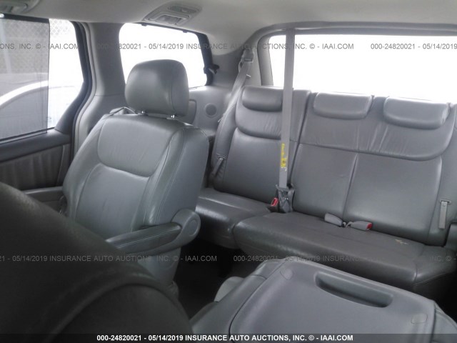 5TDZA22C04S045384 - 2004 TOYOTA SIENNA XLE/XLE LIMITED GRAY photo 8