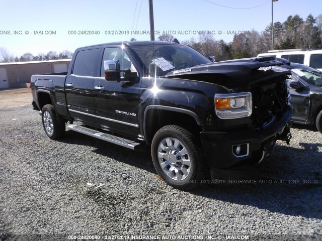 1GT12UEY2JF169035 - 2018 GMC SIERRA K2500 DENALI BLACK photo 1