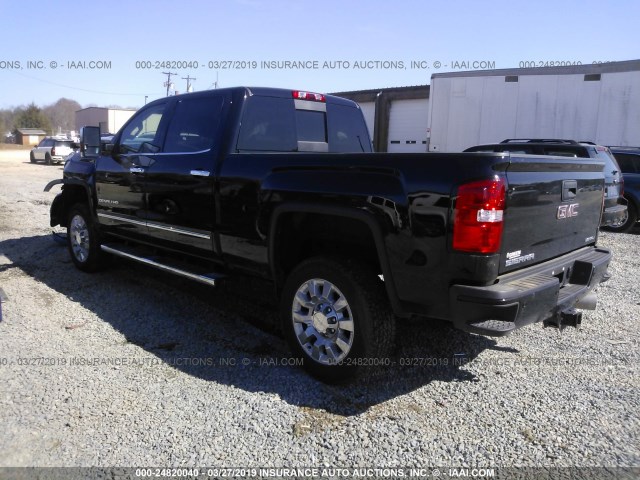 1GT12UEY2JF169035 - 2018 GMC SIERRA K2500 DENALI BLACK photo 3