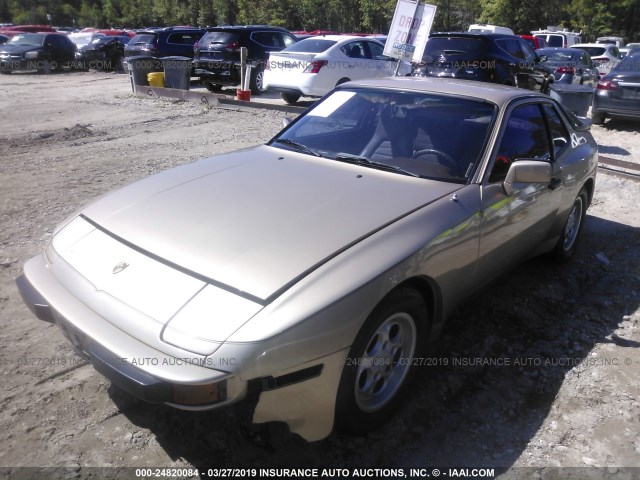 WP0AA0942FN472378 - 1985 PORSCHE 944 GOLD photo 2