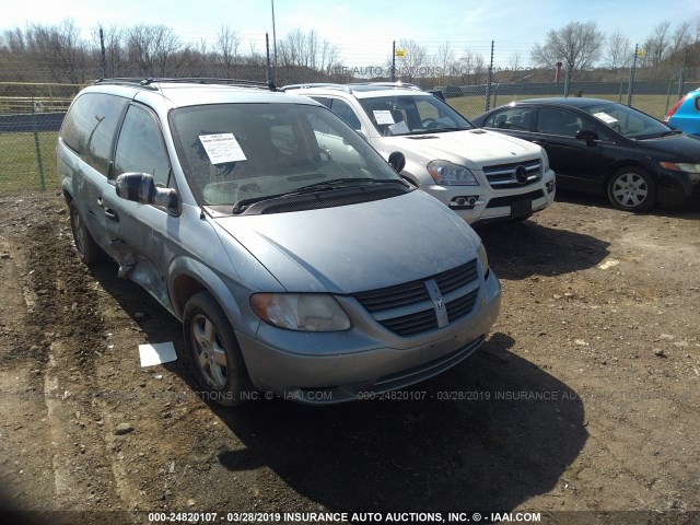 1D4GP24R45B419563 - 2005 DODGE GRAND CARAVAN SE Light Blue photo 1