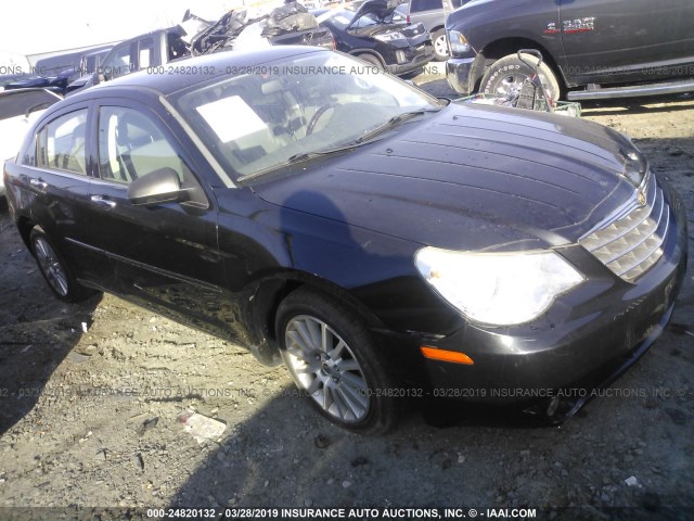 1C3LC66K37N693972 - 2007 CHRYSLER SEBRING LIMITED BLACK photo 1