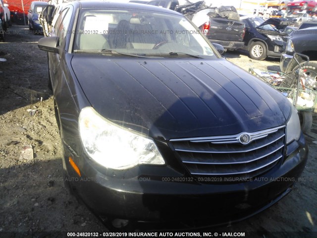 1C3LC66K37N693972 - 2007 CHRYSLER SEBRING LIMITED BLACK photo 6