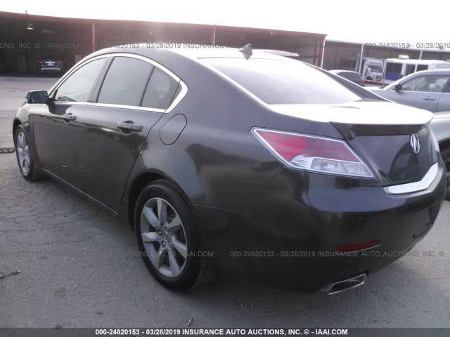 19UUA8F56DA015894 - 2013 ACURA TL TECH GRAY photo 3