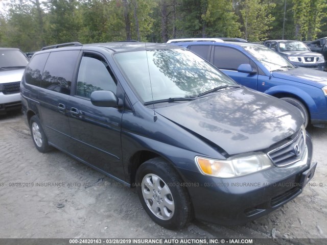 5FNRL18044B143582 - 2004 HONDA ODYSSEY EXL Dark Blue photo 1