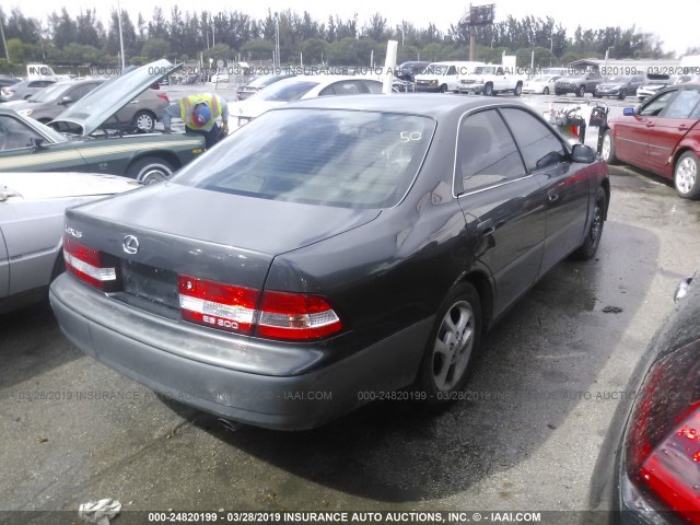 JT8BF28G710316855 - 2001 LEXUS ES 300 GRAY photo 4