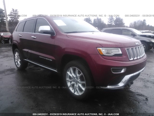 1C4RJFJGXFC797870 - 2015 JEEP GRAND CHEROKEE  RED photo 1