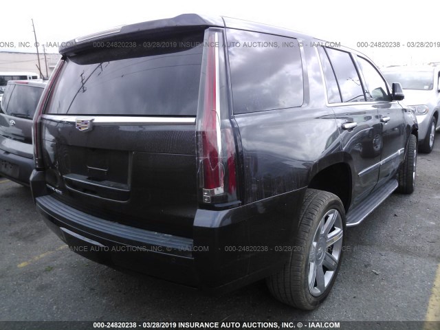 1GYS4CKJ4HR132538 - 2017 CADILLAC ESCALADE PREMIUM LUXURY GRAY photo 4