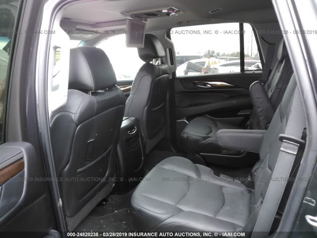 1GYS4CKJ4HR132538 - 2017 CADILLAC ESCALADE PREMIUM LUXURY GRAY photo 8