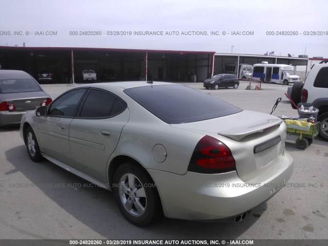 2G2WP552181150622 - 2008 PONTIAC GRAND PRIX GOLD photo 3