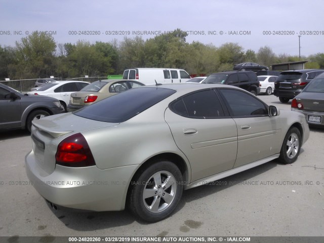 2G2WP552181150622 - 2008 PONTIAC GRAND PRIX GOLD photo 4