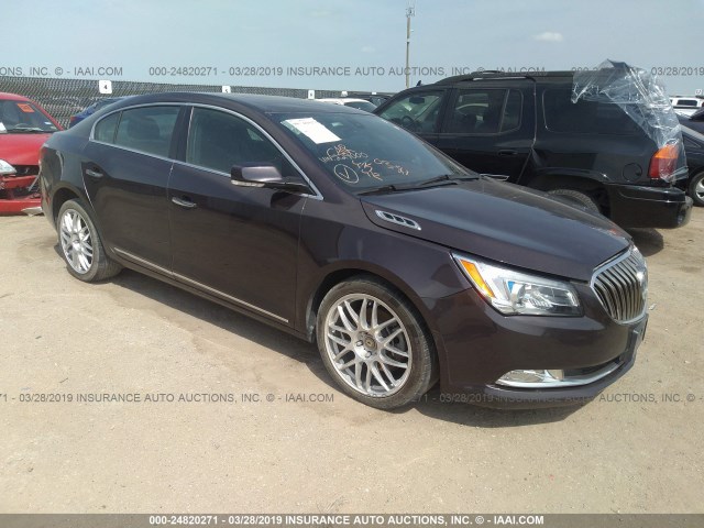 1G4GB5G36EF229000 - 2014 BUICK LACROSSE BURGUNDY photo 1