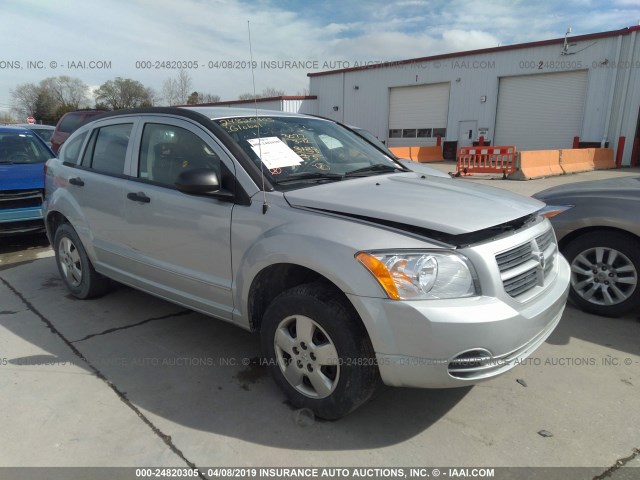 1B3HB28B28D717522 - 2008 DODGE CALIBER GRAY photo 1