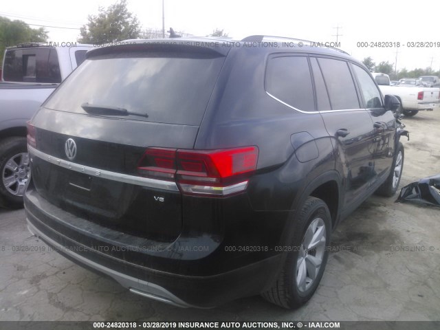 1V2CR2CA6JC554046 - 2018 VOLKSWAGEN ATLAS BLACK photo 4