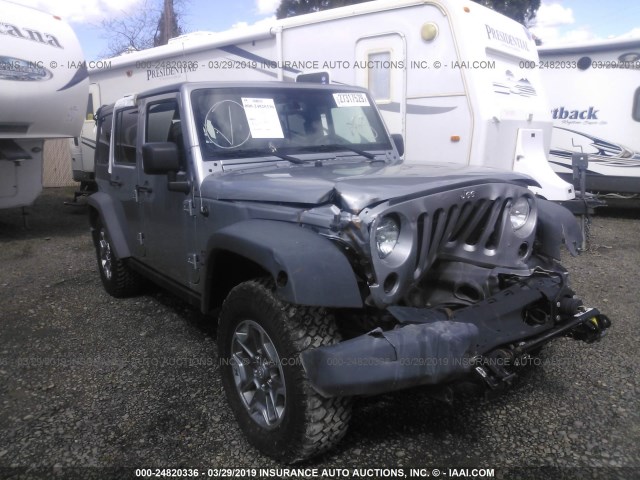 1C4BJWDG9HL738115 - 2017 JEEP WRANGLER UNLIMITE SPORT SILVER photo 1