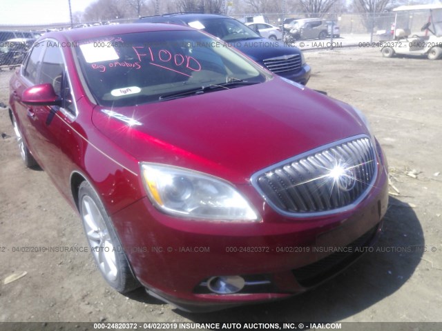 1G4PR5SK1C4170022 - 2012 BUICK VERANO CONVENIENCE RED photo 6