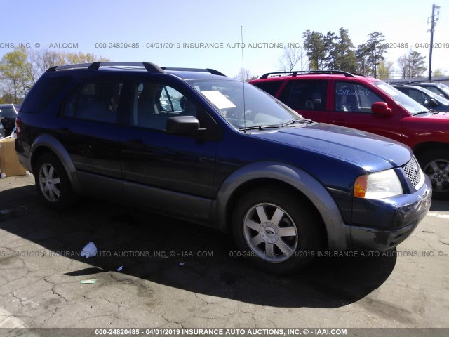 1FMZK01175GA05618 - 2005 FORD FREESTYLE SE BLUE photo 1