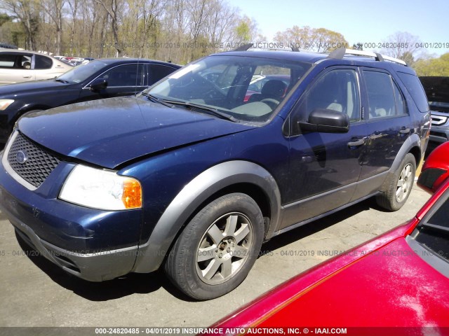 1FMZK01175GA05618 - 2005 FORD FREESTYLE SE BLUE photo 2