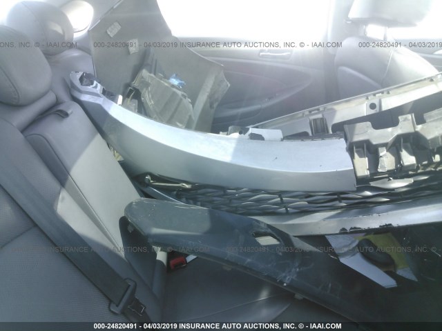 KMHEC4A43CA024633 - 2012 HYUNDAI SONATA HYBRID SILVER photo 8