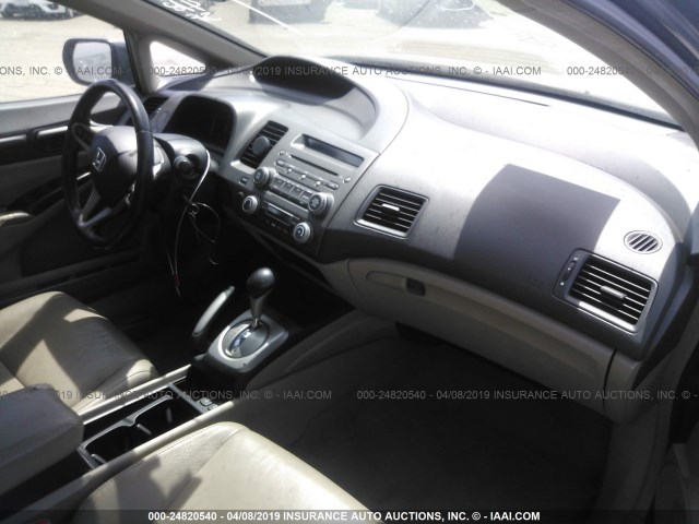 JHMFA3F24AS001013 - 2010 HONDA CIVIC HYBRID GRAY photo 5