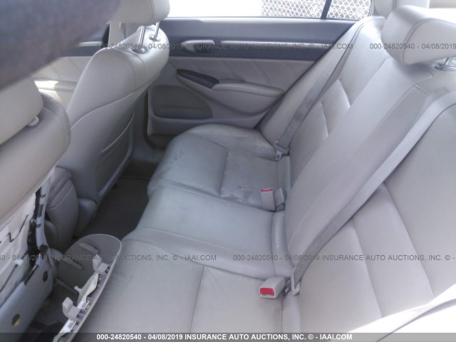 JHMFA3F24AS001013 - 2010 HONDA CIVIC HYBRID GRAY photo 8