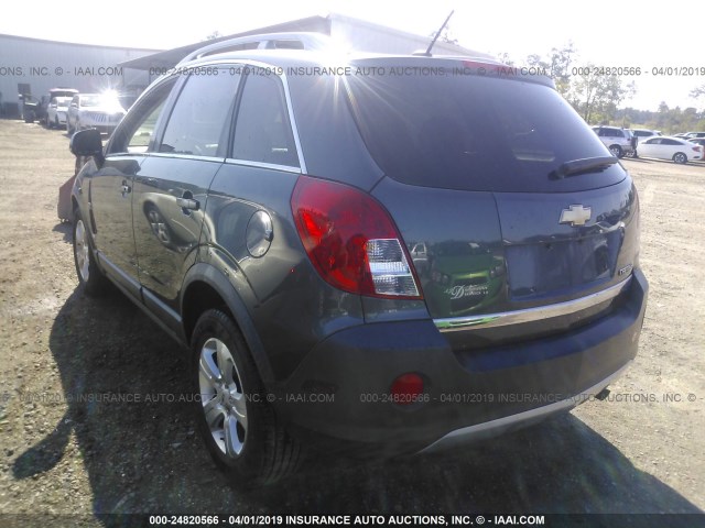 3GNAL2EK9DS577424 - 2013 CHEVROLET CAPTIVA LS 灰色 照片 3