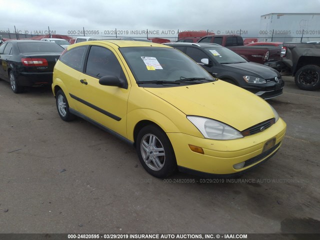 3FAFP3138YR257103 - 2000 FORD FOCUS ZX3 YELLOW photo 1