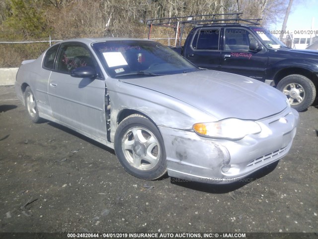 2G1WX15K939234436 - 2003 CHEVROLET MONTE CARLO SS ვერცხლისფერი ფოტო 1