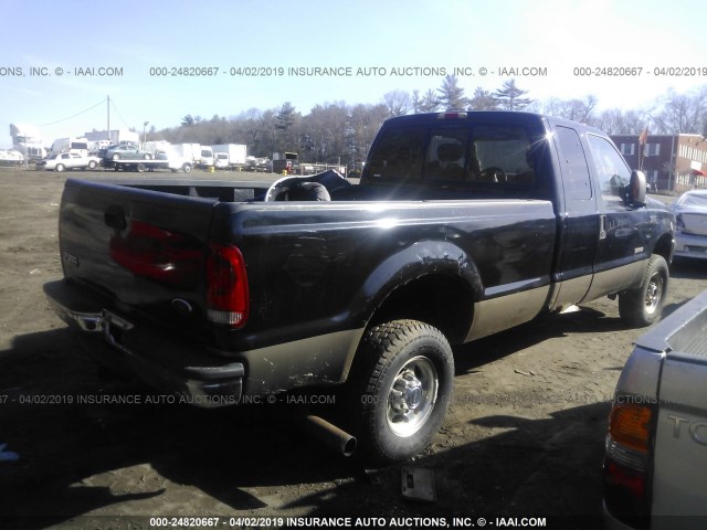 1FTSX31PX4EA97024 - 2004 FORD F350 SRW SUPER DUTY BLACK photo 4