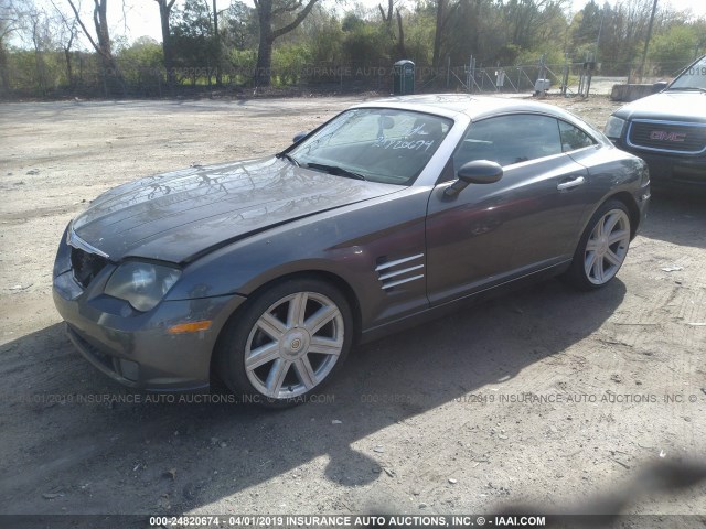 1C3AN69L64X003153 - 2004 CHRYSLER CROSSFIRE LIMITED GRAY photo 2