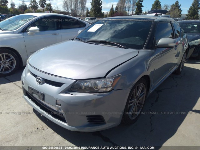 JTKJF5C73C3028847 - 2012 TOYOTA SCION TC GRAY photo 2