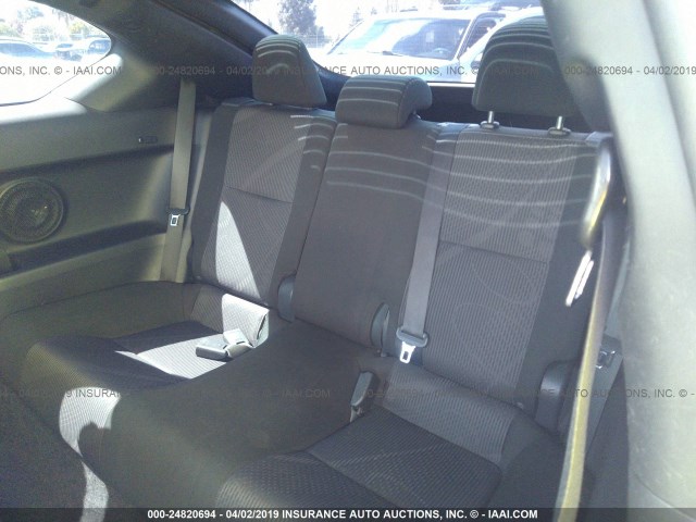 JTKJF5C73C3028847 - 2012 TOYOTA SCION TC GRAY photo 8