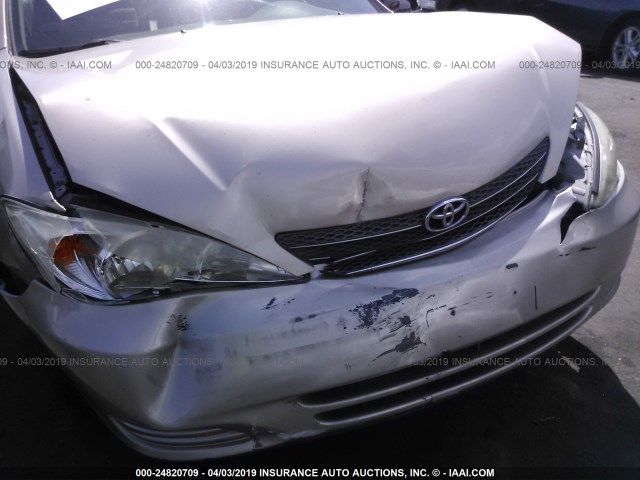 JTDBE32K930179749 - 2003 TOYOTA CAMRY LE/XLE TAN photo 6