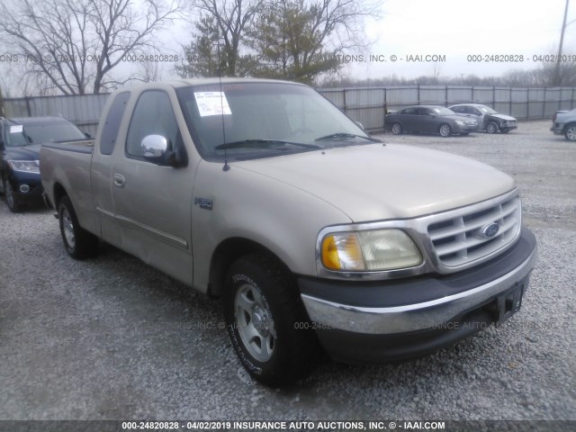 1FTZX1720XNB00614 - 1999 FORD F150 Золотой фото 1