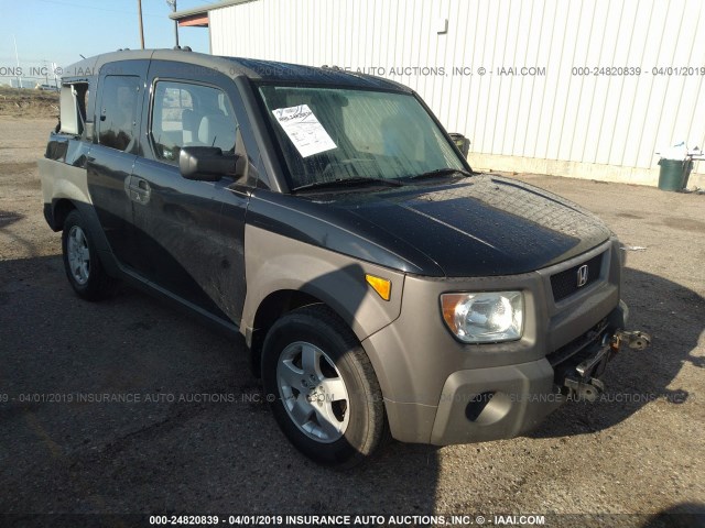 5J6YH28583L010215 - 2003 HONDA ELEMENT EX BLACK photo 1