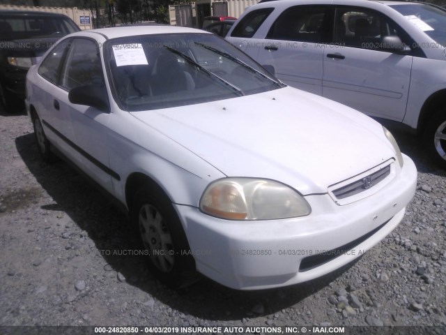 1HGEJ6121WL087213 - 1998 HONDA CIVIC DX WHITE photo 1